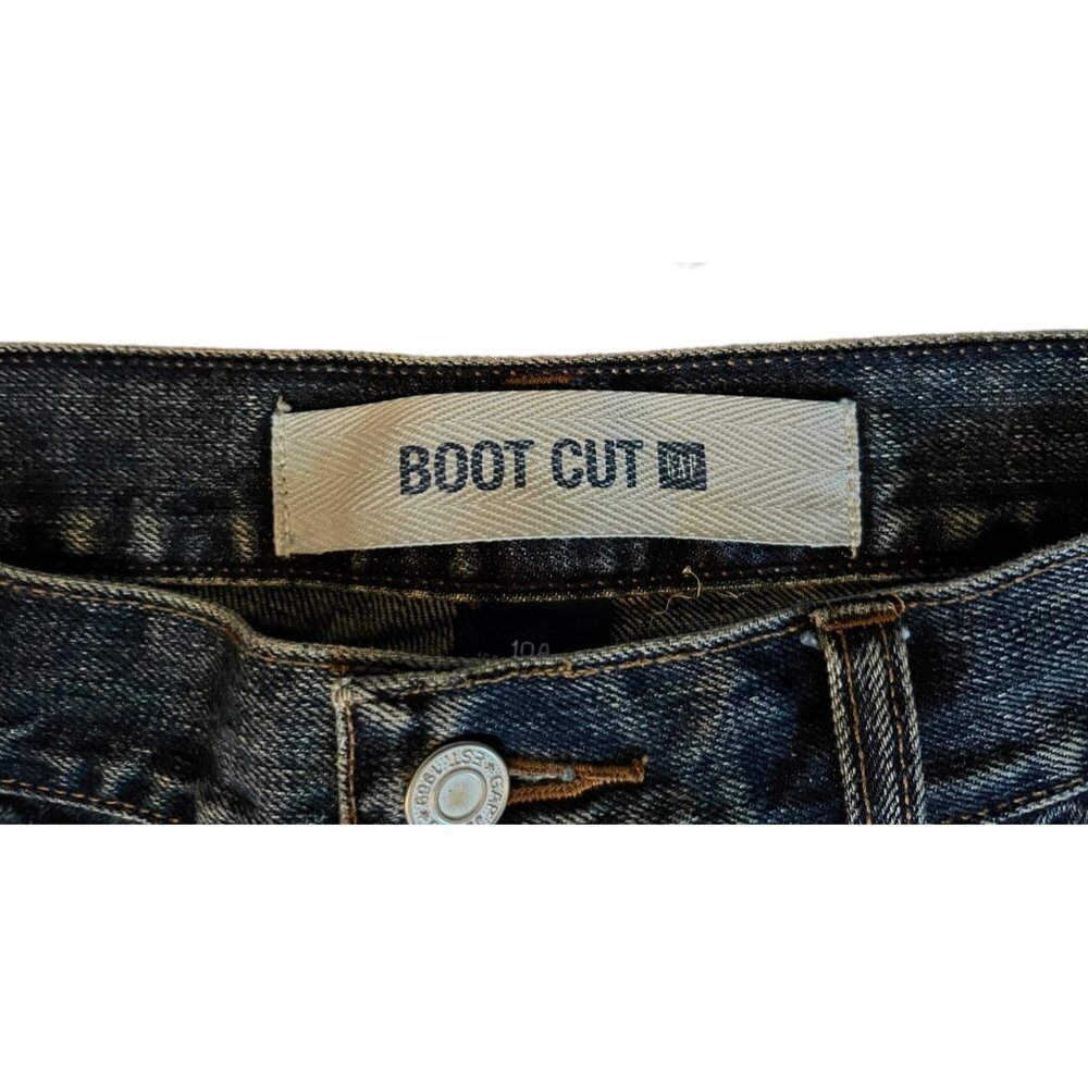 Gap Women's Bootcut Jeans 10A 100% Cotton Vintage 2002 Ankle Length Blue Denim - Picture 7 of 13